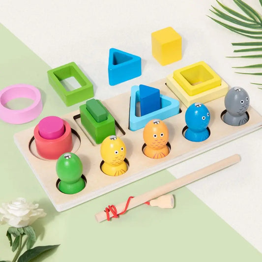 Wooden Shape Matching Puzzle