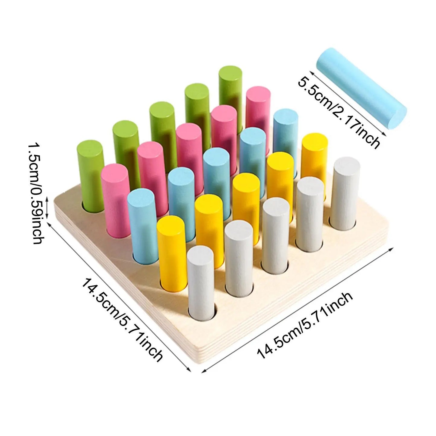 Montessori Mini Cylinder Block