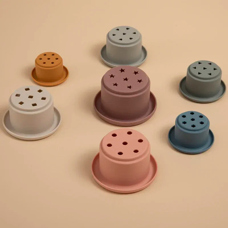 Silicone Stacking Cups - BPA Free