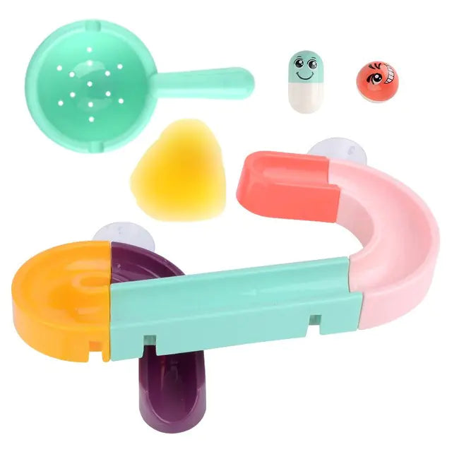 Marble run bath toy