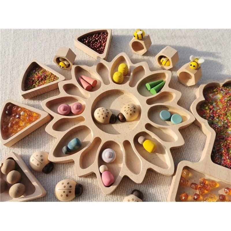 Wooden Montessori Trays